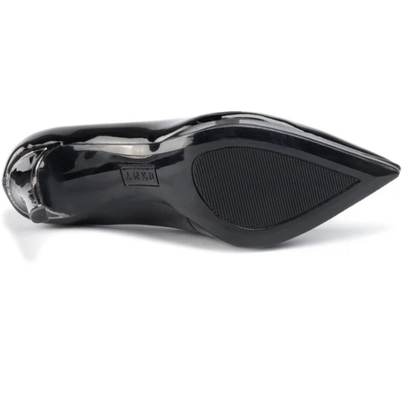 Dkny Black Patent Leather Pumps Size 8.5 - Picture 3 of 7